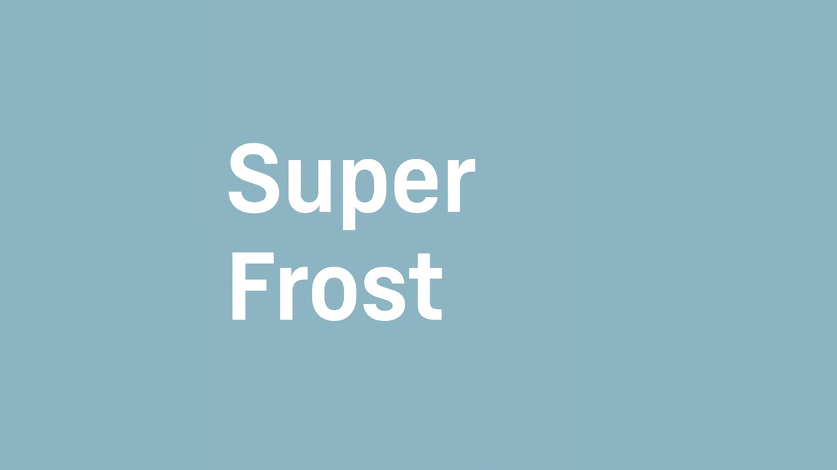 Режим SuperFrost