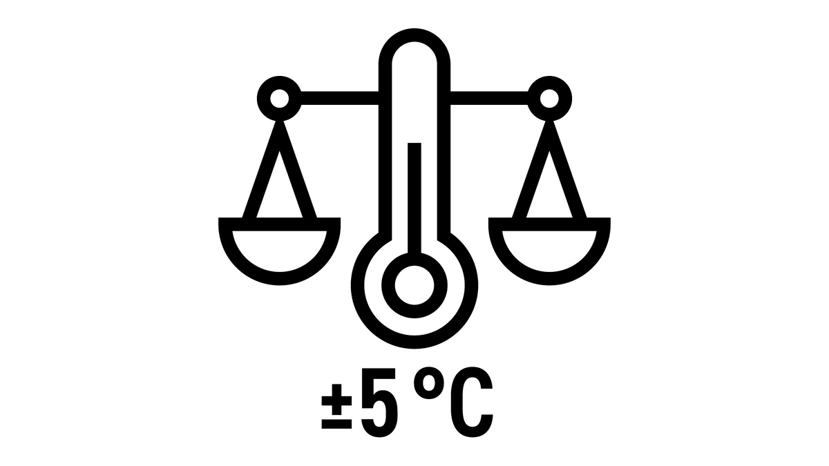 Температурна стабільність ±5 °C