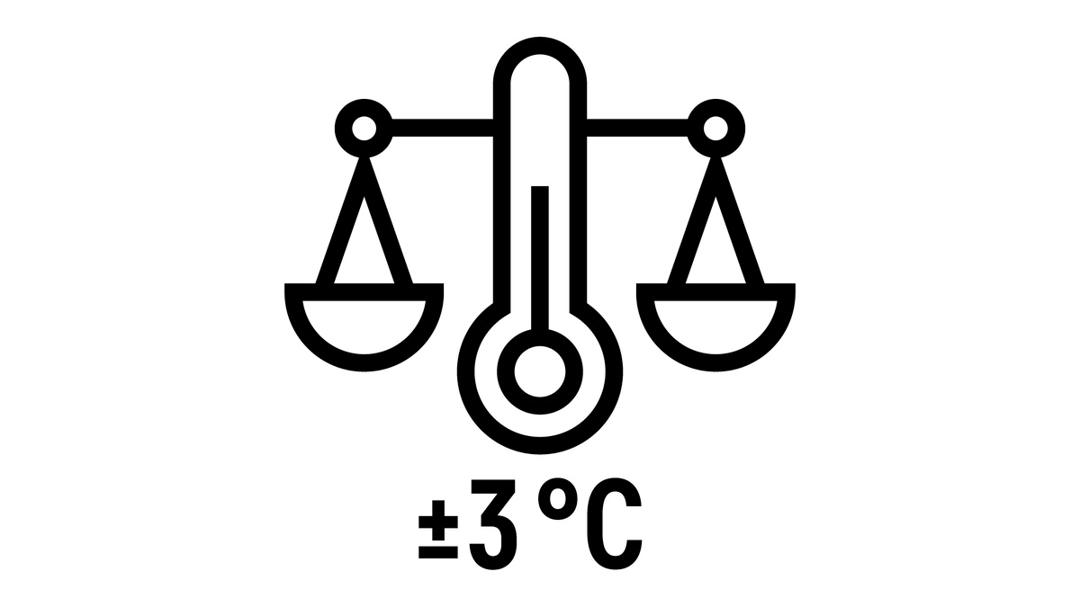 Температурна стабільність ±3 °C